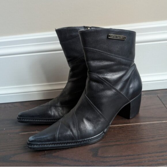 Harley Davidson Black Ankle Boots - Picture 4 of 9